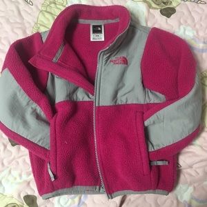 The North Face jacket. Pink and Grey size 2T